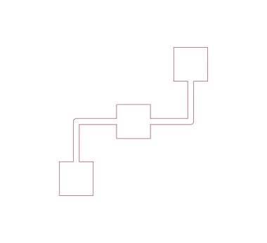 Hiyerarşi basit web simgesi.