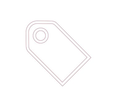 fiyat etiketi simgesi.