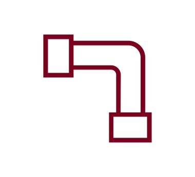 Boru hattı web simgesi