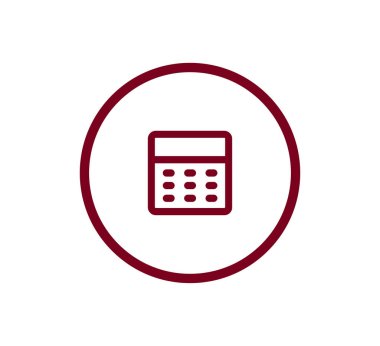 Hesap makinesi simge tasarlamak 