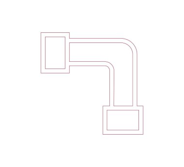 Boru hattı web simgesi