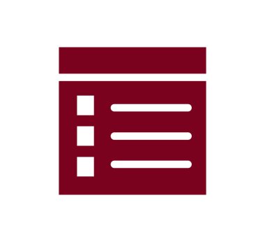 Arayüzü web simgesi.