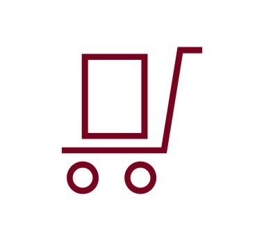 Alışveriş arabası simgesi.