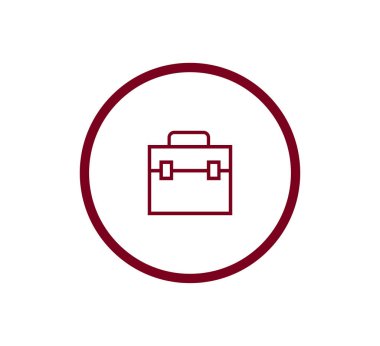 iş evrak çantası simgesi.