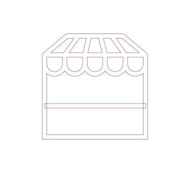 Mağaza açık simgesi.