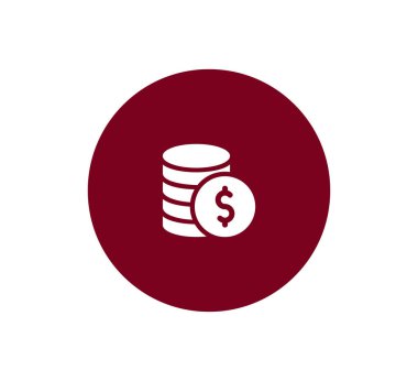 Doları para birimi simgesi.