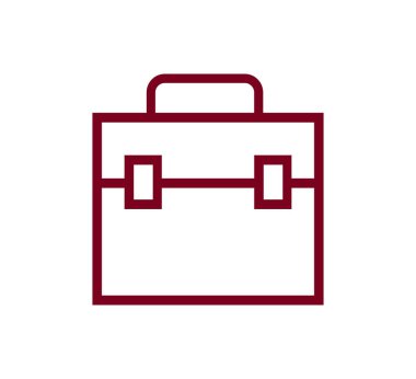 iş evrak çantası simgesi.