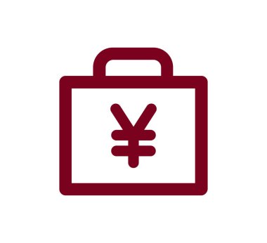 iş evrak çantası simgesi.