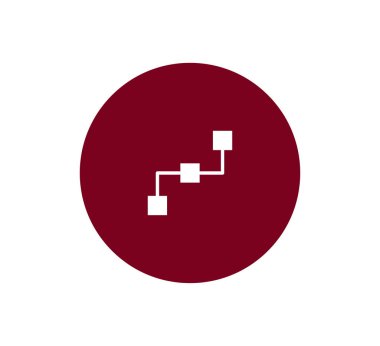 Hiyerarşi basit web simgesi.