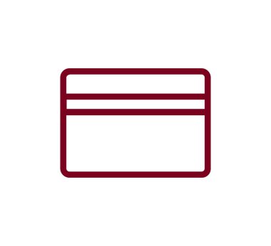 Kredi kartı simgesi.
