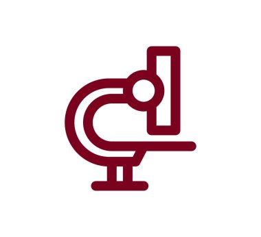 bilimsel mikroskop simgesi