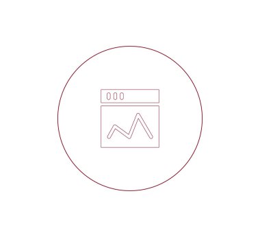 Grafik grafik simgesi.