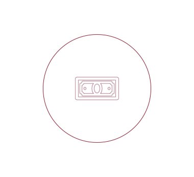 Para basit web simgesi