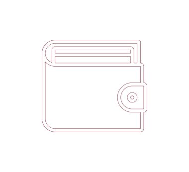 M-cüzdan simge tasarlamak