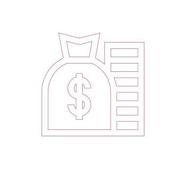 Para basit web simgesi