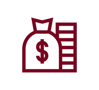 Para basit web simgesi