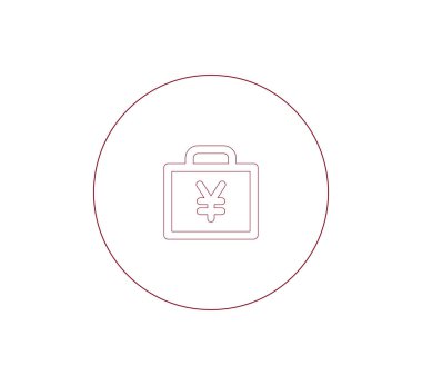 iş evrak çantası simgesi.