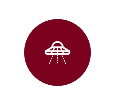 UFO düz simgesi