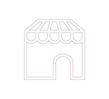 Mağaza açık simgesi.