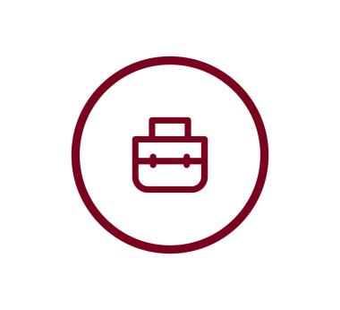 iş evrak çantası simgesi.