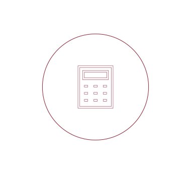 Hesap makinesi simge tasarlamak 