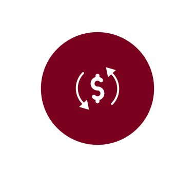 Doları para birimi simgesi.