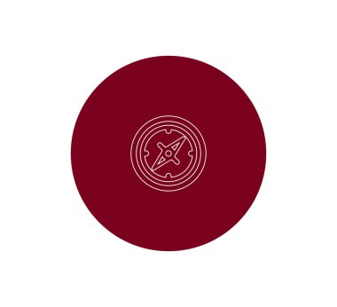 Pusula simgesini illüstrasyon