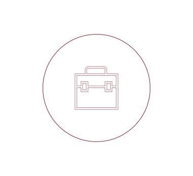 iş evrak çantası simgesi.