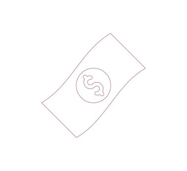 Para basit web simgesi