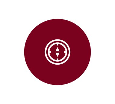 Pusula simgesini illüstrasyon