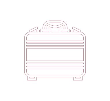 iş evrak çantası simgesi.