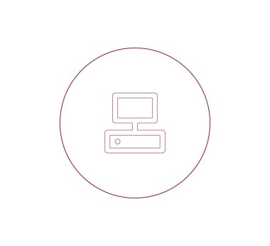 monitör web simgesi