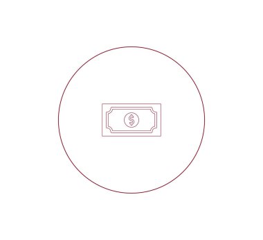 Para basit web simgesi