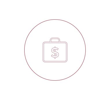 iş evrak çantası simgesi.