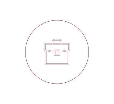 iş evrak çantası simgesi.