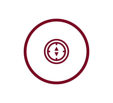 Pusula simgesini illüstrasyon