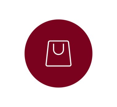 alışveriş çantası simgesi.