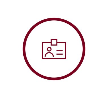 ID simgesi. kimlik simgesi.