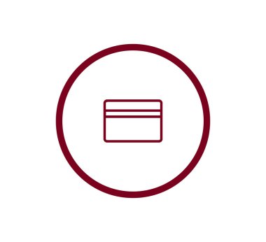 Kredi kartı simgesi.