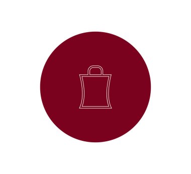 alışveriş çantası simgesi.