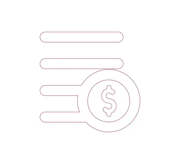 Плоская икона денег — стоковый вектор