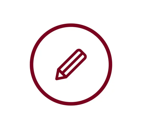 Ilustración icono pluma — Vector de stock