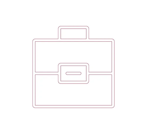Business briefcase icon. — Stock Vector