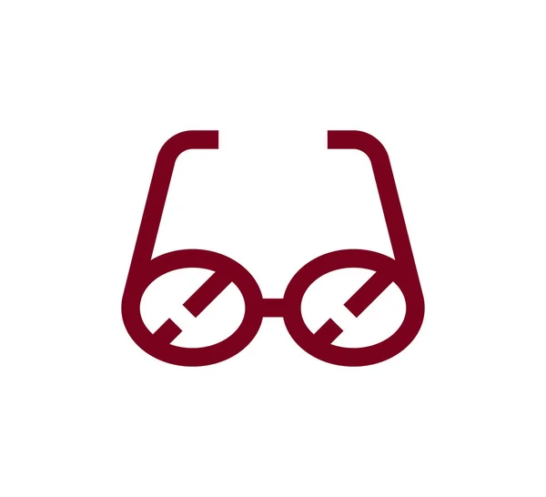 Icono web gafas — Vector de stock