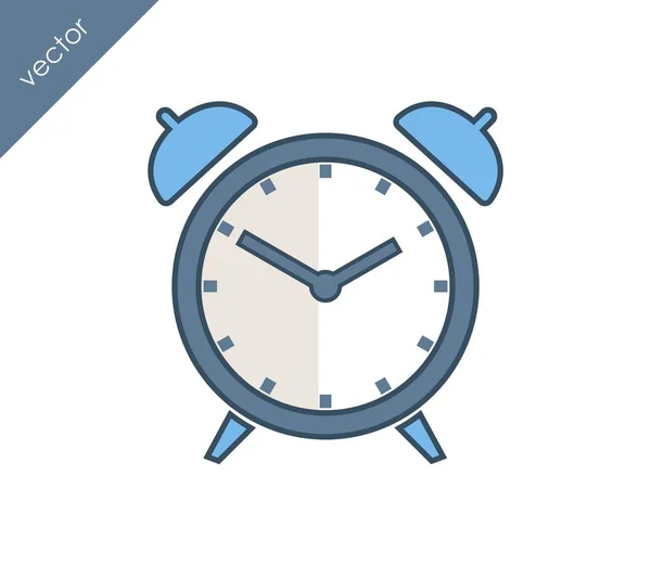 Icono del reloj despertador — Vector de stock