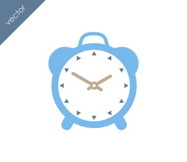 Alarm saati simgesi. 