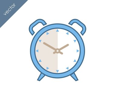 Alarm saati simgesi. 