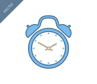 Alarm saati simgesi. 