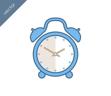 Alarm saati simgesi. 