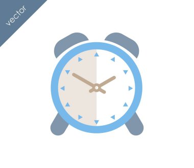 Alarm saati simgesi. 